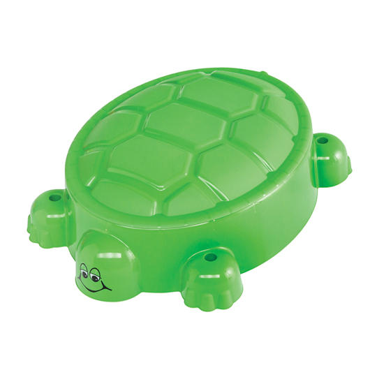 Песочница с крышкой Paradiso Toys Веселая черепаха