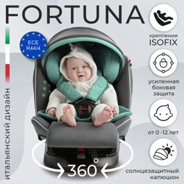 Автокресло Sweet Baby Fortuna 360 SPS Isofix (0-36) / Grey-Turquoise