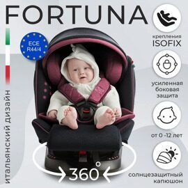 Автокресло Sweet Baby Fortuna 360 SPS Isofix (0-36) / Wine-Black