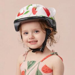 Шлем защитный детский Happy Baby SHELLIX 50011 / strawberry
