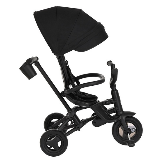 Детский трехколесный велосипед QPlay NOVA S700-13 / Black (Rub/Black)
