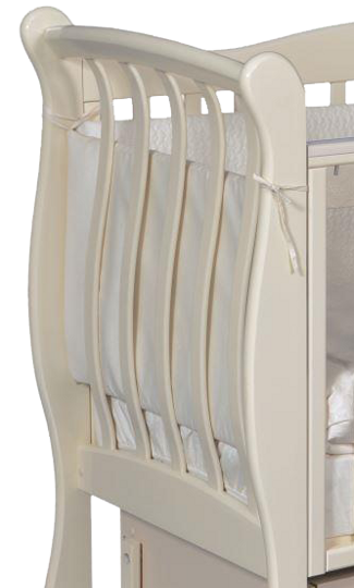 Детская кроватка Антел Luiza-3 универсальный маятник ящик Белый