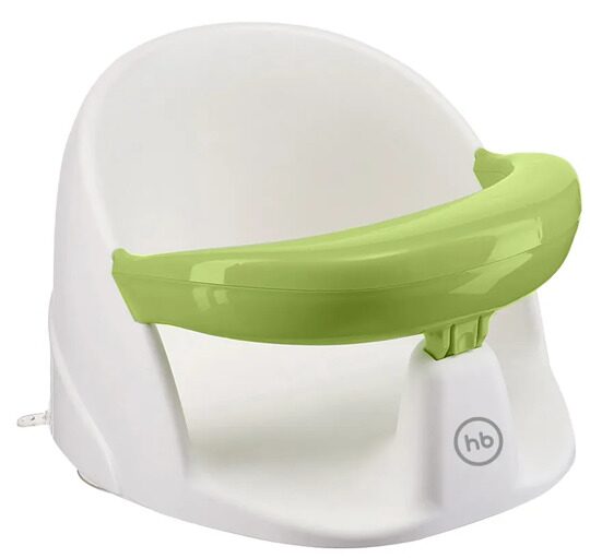 Сиденье для ванны детское Happy Baby Favorite на присосках, со съемным бампером, вращение 360 / 34015 green