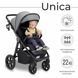 Прогулочная коляска Sweet Baby Unica / Grey