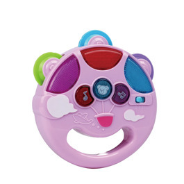 Развивающая игрушка PITUSO Музыкальный бубен Розовый