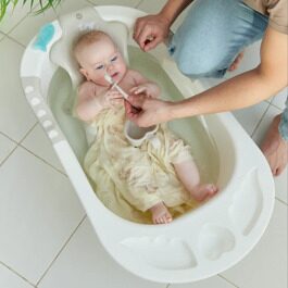 Ванночка детская Happy Baby Bath Comfort / 34005 Warm grey