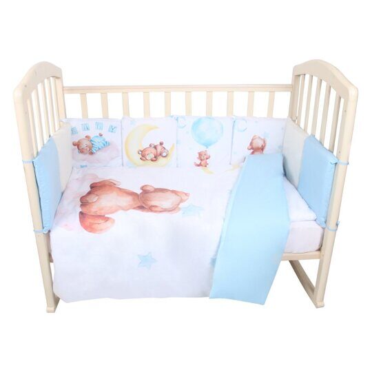 Комплект кроватку Альма-Няня Мир игрушек Baby Boy (6 предметов)