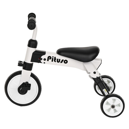 Велосипед трехколесный Pituso БУКАШКА 2 в 1 White