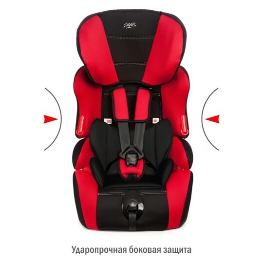 Автокресло Siger КОСМО Lux (9-36 кг.) красный