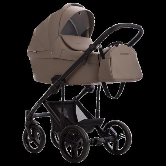 Коляска Bebetto Magnum Light Pro 3 в 1 / light pro 05 (т.бежевая кожа)