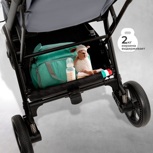 Прогулочная коляска Sweet Baby Colibri Plus / Light Grey