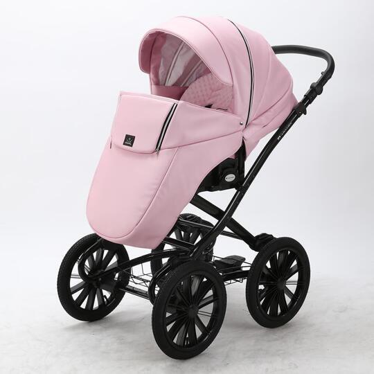 Коляска Adamex Chantal Retro Eco (Deluxe) 2 в 1 100% экокожа C112