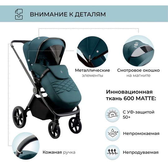 Коляска SBL Elegante 3 в 1 / GL Blue