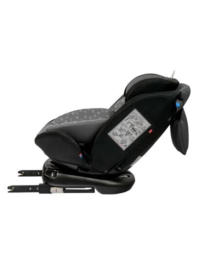 Автокресло Indigo ADVANCED Isofix 0+1+2+3 (0-36 кг) / серый-черный