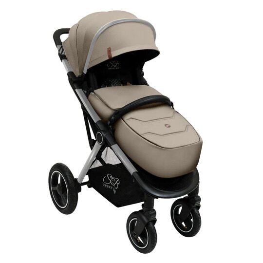 Прогулочная коляска Sweet Baby Suburban Compatto Air Silver Beige