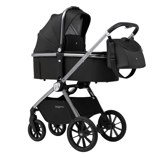 Коляска Sweet Baby Verde 3 в 1 / Silver Black