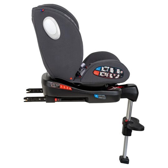 Автокресло детское Jovola JET 8.0 Isofix 0-36 кг с упором в пол / серый