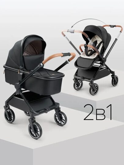 Коляска Happy Baby CELINE PRO 3 в 1 /  black