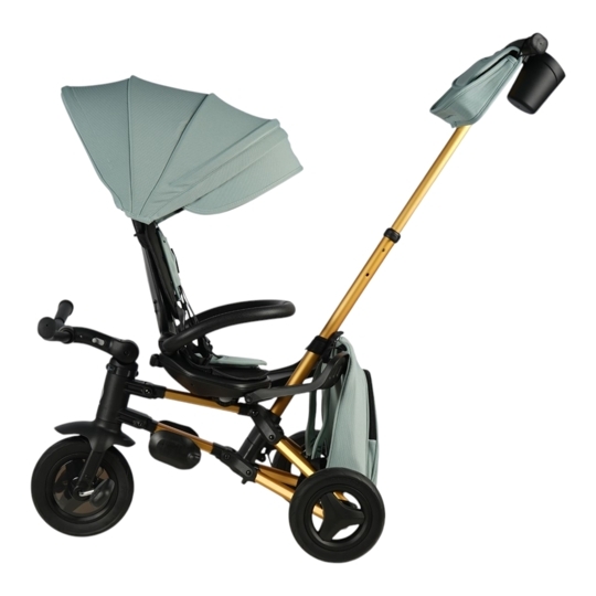 Складной трехколесный велосипед Qplay S700-17 RIDER SL Mint (Rub-Gold)