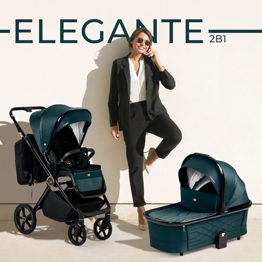 Коляска Sweet Baby Elegante 2 в 1 / GL Blue