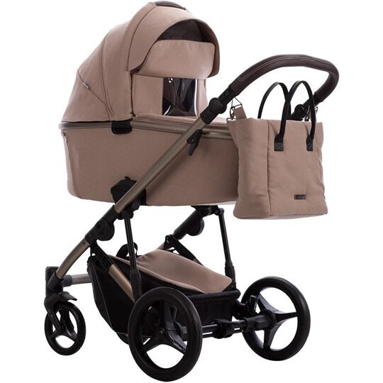 Коляска Bebetto Loren Premium Class SAND 3 в 1 / Sand 02 (бежевый)