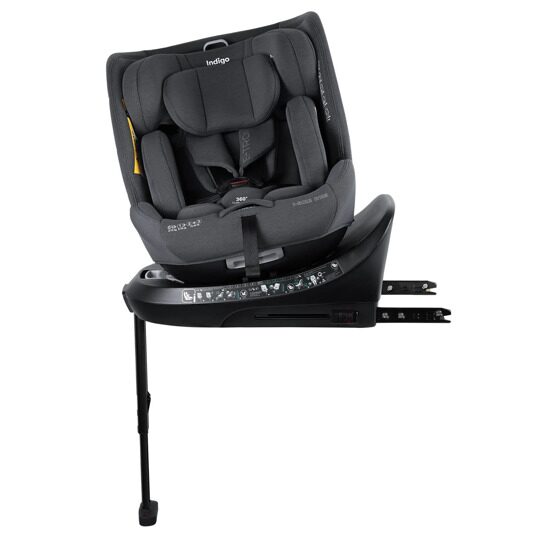 Автокресло Indigo E-TRON ISOFIX I-SIZE (0-36 кг) серый