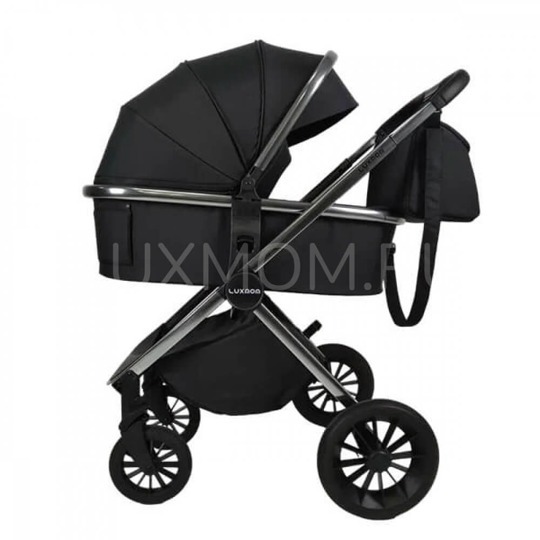 Прогулочная коляска LuxMom 750 2в1 черная