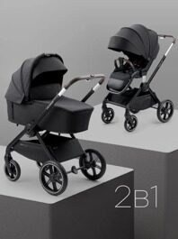 Коляска Happy Baby KIDLANDER 2 в 1 /  black