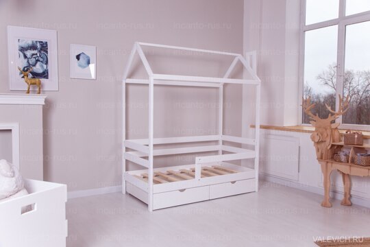 Кровать-домик подростковая Incanto Dream Home с ящиками