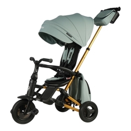 Складной трехколесный велосипед Qplay S700-17 RIDER SL Mint (Rub-Gold)