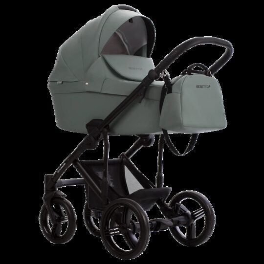 Коляска Bebetto Magnum Light Pro 3 в 1 / light pro 02 (шалфей кожа)