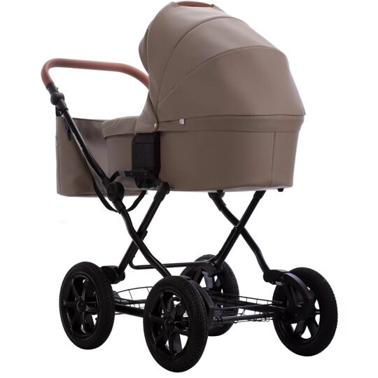 Коляска Bebetto AQUARIUS PRO 3 в 1 / 04 (т.бежевая кожа)