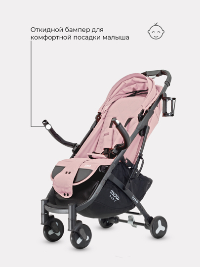 Прогулочная коляска MOWBaby Lime /  MB100 Rose