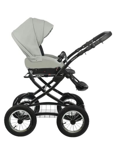 Коляска Jovola TESSA Classic ECO 2 в 1 / te 04 (св.серая кожа)