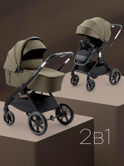 Коляска Happy Baby KIDLANDER 2 в 1 /  dark olive