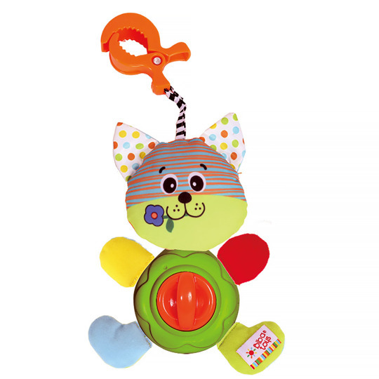 Развивающая игрушка-подвеска на прищепке Biba Toys Котишка-Мурлышка