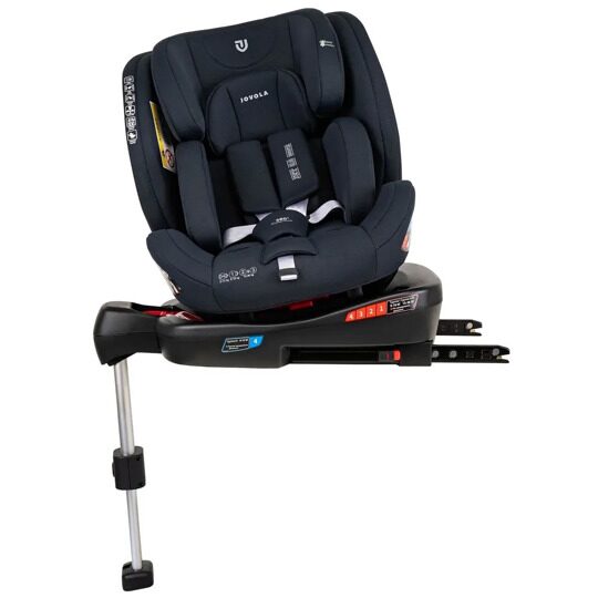 Автокресло детское Jovola JET 8.0 Isofix 0-36 кг с упором в пол / черный