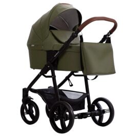 Коляска Bebetto KITELLI PRO 3 в 1 / pro 05 (зеленая кожа)