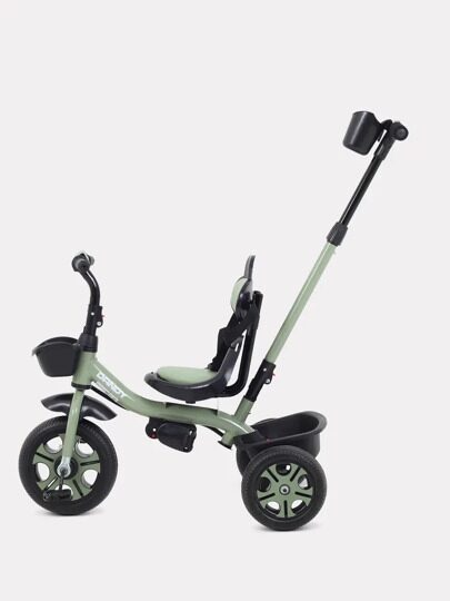 Детский трехколесный велосипед с ручкой Rant Basic DANDY RB252 / Green
