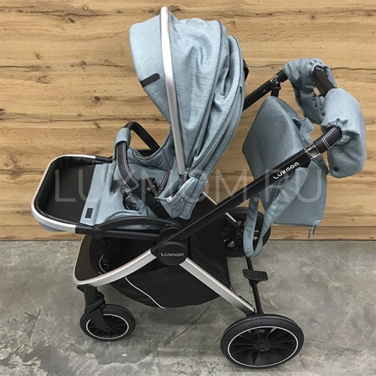 Прогулочная коляска LuxMom 750 2в1 зеленая