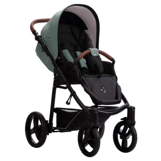 Коляска Bebetto KITELLI PRO 3 в 1 / pro 07 (шалфей кожа)