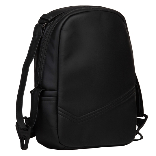 Коляска Indigo MIO ECO Plus 14" 2 в 1 / 04 (черная кожа+св.бежевая кожа)