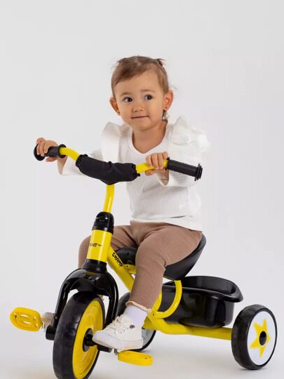 Детский трехколесный велосипед  Rant Basic CHAMP RB251 / Yellow