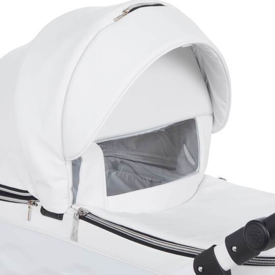 Коляска Adamex Chantal Retro Eco (Deluxe) 2 в 1 100% экокожа C104