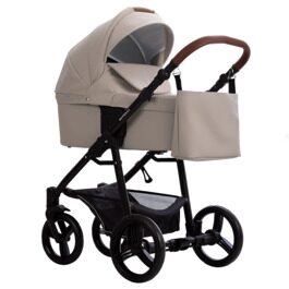 Коляска Bebetto KITELLI PRO 3 в 1 / pro 06 (св.бежевая кожа)