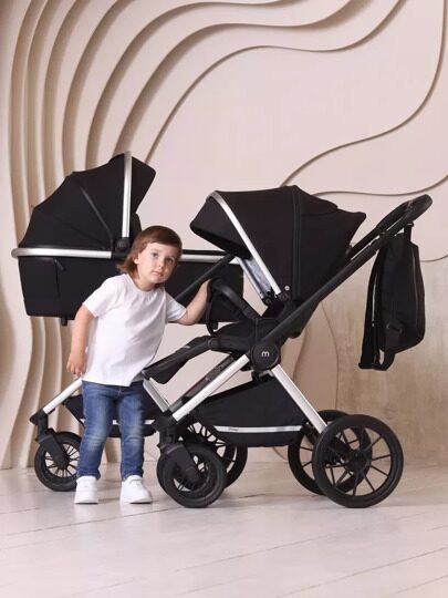 Коляска MowBaby Tilda 2 в 1 / MB064 Black