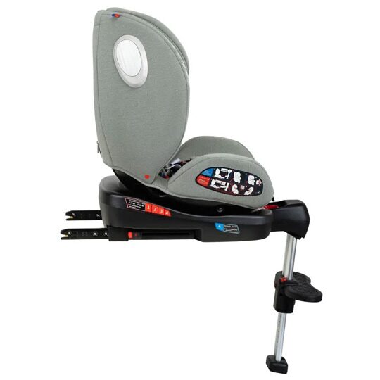 Автокресло детское Jovola JET 8.0 Isofix 0-36 кг с упором в пол / зелёный