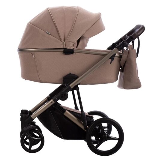 Коляска Bebetto Loren Premium Class SAND 3 в 1 / Sand 02 (бежевый)