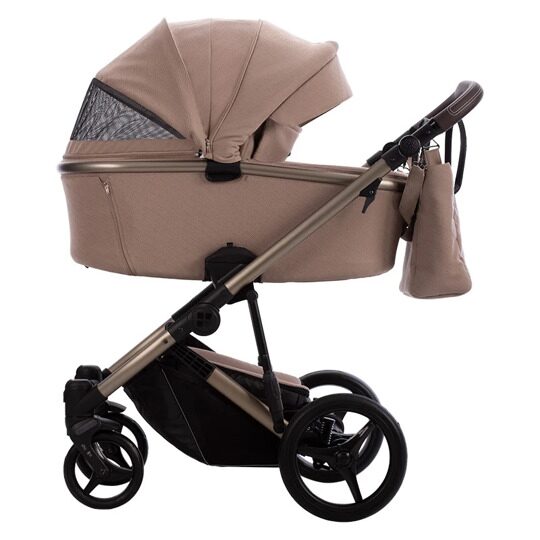 Коляска Bebetto Loren Premium Class SAND 3 в 1 / Sand 02 (бежевый)
