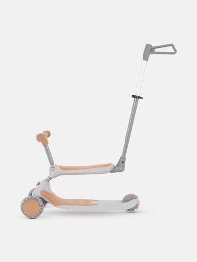 Беговел-самокат Rant Rider Plus о светящимися колесами RB100 / beige